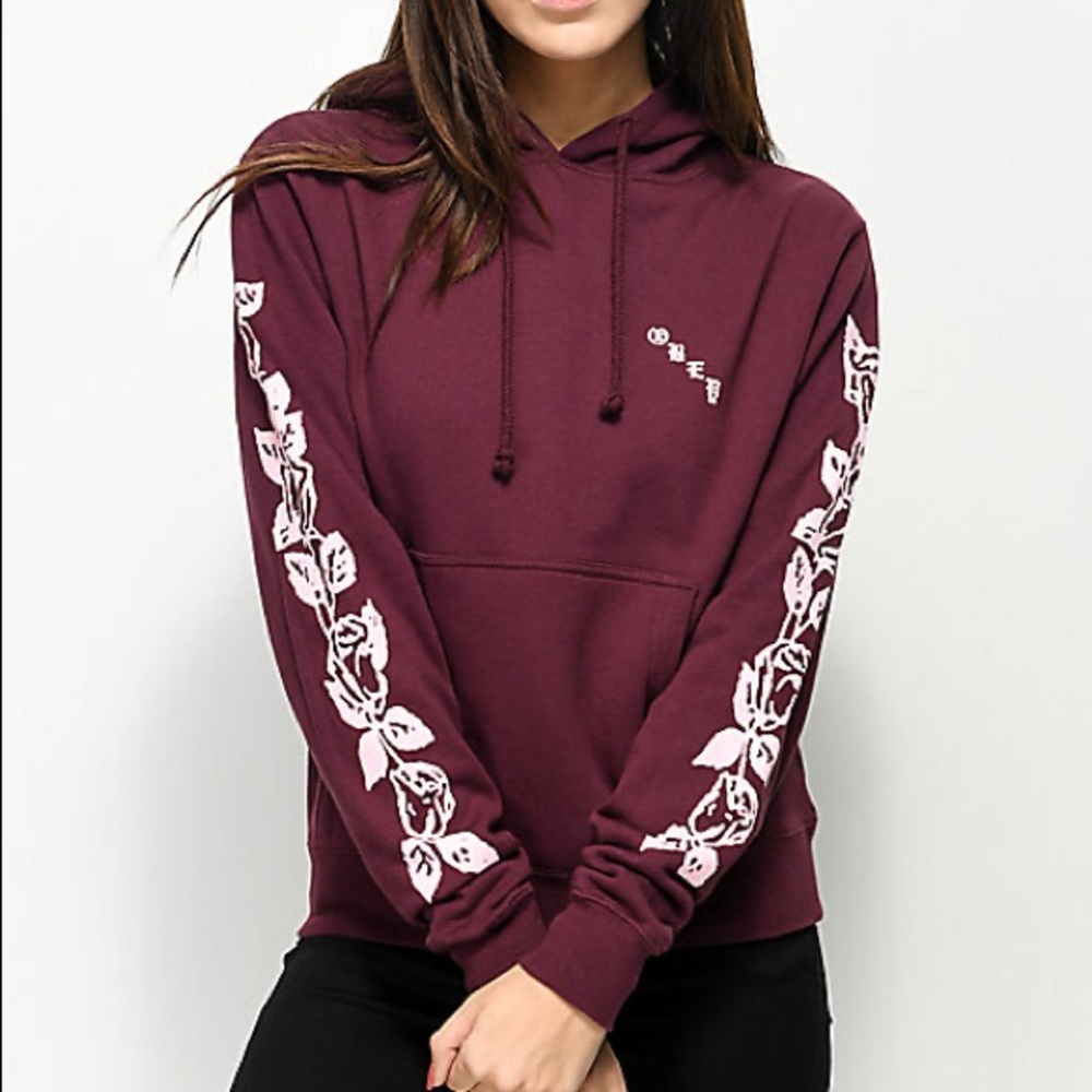 Obey Burgundy Hoodie